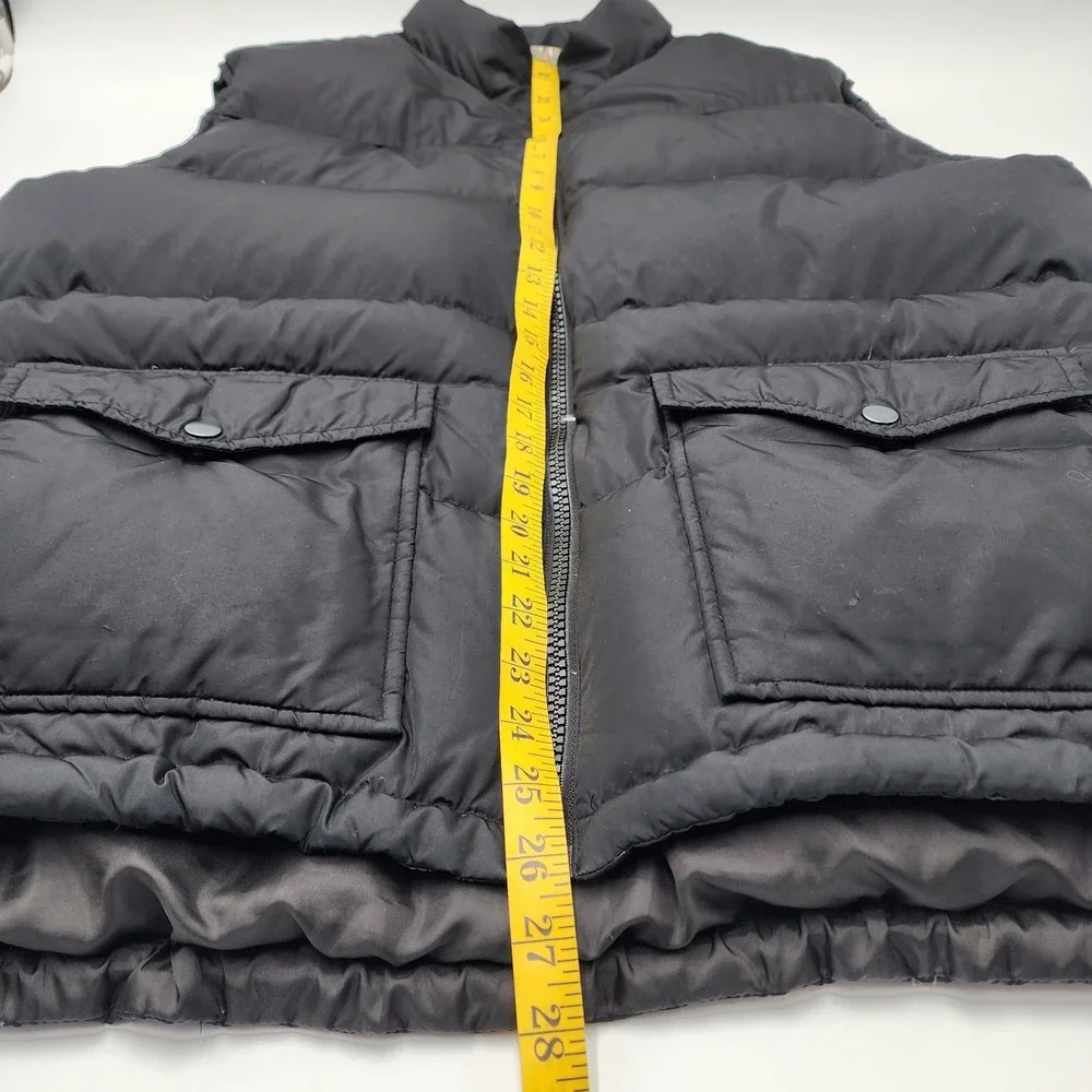 VINTAGE OLD NAVY PUFFER JACKET‎ VEST XL BLACK Y2K